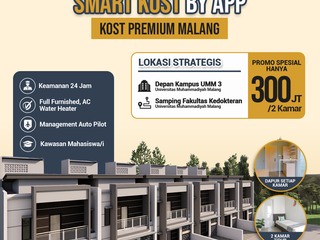 Dijual Kamar Kost Premium Dekat Kampus UMM Malang