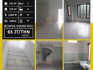 65 jt per thn Disewakan Ruko Taman Holis Indah lt 145 lb 146