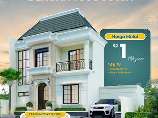 Rumah  Kolam Renang Pribadi Dekat Malioboro Godean Sleman