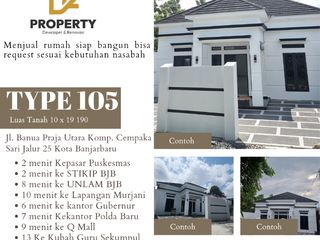 Rumah modern minimalis dekat Kantor Gubernur