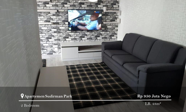 Dijual Apartement Sudirman Park 2BR Full Furnished Lantai Tinggi