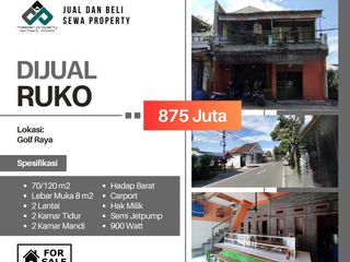 Ruko di Golf Raya Ujungberung, Bandung - super strategis 800 jutaan