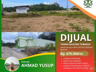 Punya Tanah Dekat Kampus UNTIRTA = Punya Tambang Emas! 💰