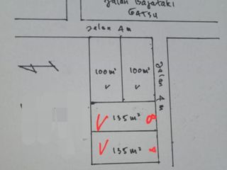 dijual tanah lokasi di jalan baja taki gatsu