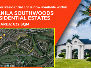 PVT2025-0006: Residential Lot for Sale in Manila Southwoods Carmona Cavite, 702 sqm: ₱21M