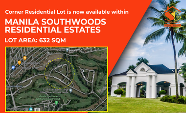 PVT2025-0006: Residential Lot for Sale in Manila Southwoods Carmona Cavite, 702 sqm: ₱21M