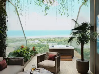 Sea View 2 Br apartment near Bingin Beach 80 years Leashold!