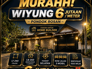MURAH BANGET RUMAH PONDOK ROSAN WIYUNG DKT BABATAN ROYAL