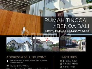 Rumah Modern Minimalis 2 Lantai di Benoa Bali