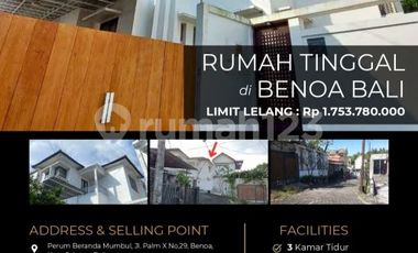 Rumah Modern Minimalis 2 Lantai di Benoa Bali
