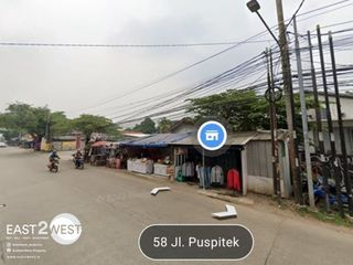 Disewakan Tanah Kosong Jalan Raya Puspitek Setu Tangerang Selatan Lokasi Ramai Strategis