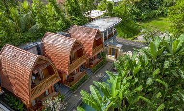 Freehold - Elegant Villa with Panoramic Rice Field Views - Payangan, Gianyar, Bali