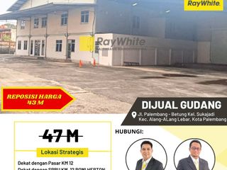 Dijual Cepat Gudang di Kota Palembang