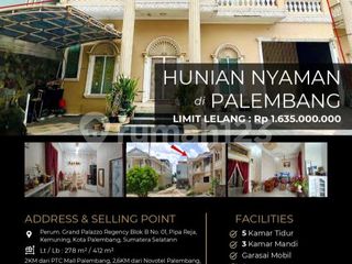 Rumah Mewah Megah 2Lantai Nyaman di Palembang