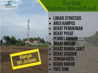 Kavling Siap Bangun Kampus Dreamland, 3 Menit Dari UNEJ