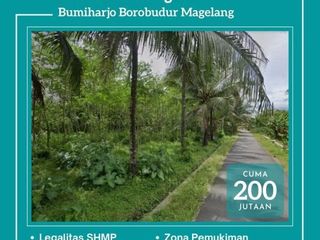 Kavling Dekat Taman Wisata Borobudur Magelang SHM Perunit
