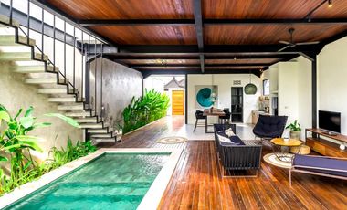 Modern Industrial Style Villa with Green Views in Tumbak Bayuh