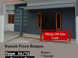 Rumah Dijual Siap Bangun Desain Modern Minimalis