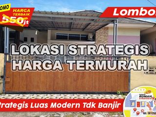 DIJUAL CEPAT PINDAHAN Rmh Strategis Bale Pelangi Lombok Barat Senggigi