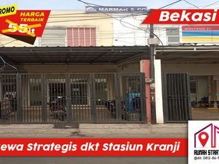 Ruko 2 lt Strategis dkt Stasiun samping Indomaret Kranji Bekasi