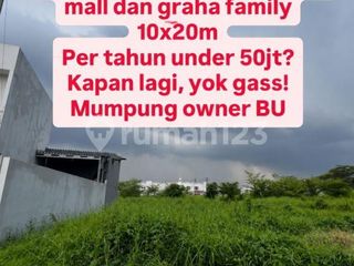 Bebas Banjir, Tanah, SHM, Dekat Fasilitas Kesehatan, di Wiyung
