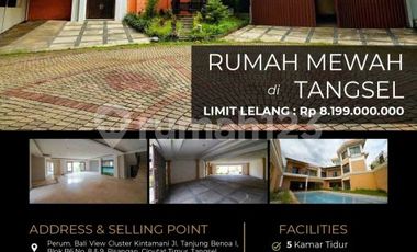 Rumah Luas Lapang di Daerah Cluster yang Nyaman