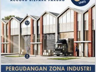 Gudang Accord Bizpark Serpong Parung Lokasi Pinggir Jalan Dekat Akses.tol