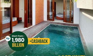 Cashback Jutaan Villa Furnished SHM di Ubud, Gianyar