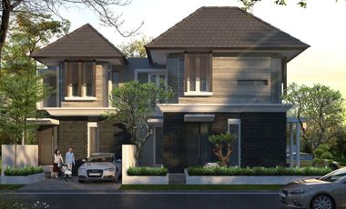 Jual Rumah Hook Tropical Minimalis di Tengah Kota Surabaya
