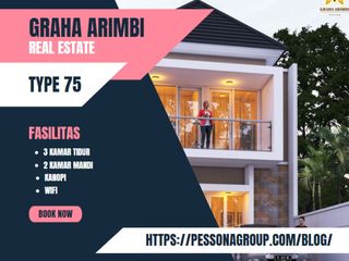Dijual Perumahan 2 Lantai Type 75 di Graha Arimbi Salatiga