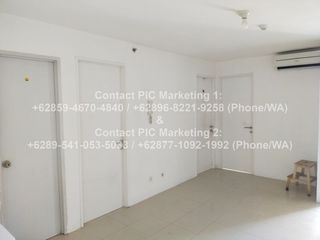 Disewakan Tahunan Apartemen 3BR Bassura City Tw F lt10 AK Un Furnished AC
