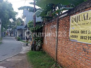 Tanah Datar di Pinggir Jalan Dekat Pintu Tol Limo, Turun Harga