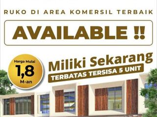 TURUN HARGA!!! Ruko Terbaik Di Pusat Kota Serang