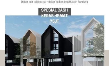Rumah 2 lantai syariah harga perdana di Aulia Pasteur Kota Bandung