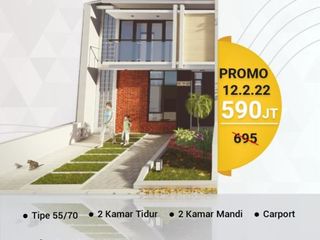 Rumah 2 Lantai Minimalis 500 Jutaan Dekat Kampus UPI , UNPAS, ENHAI, POLBAN