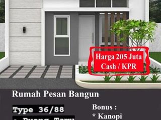 Dijual Rumah Pesan Bangun Harga Termurah Desain Modern Minimalis di Kudus