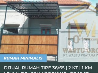 DIJUAL RUMAH SIAP HUNI 2 KAMAR MURAH MERIAH