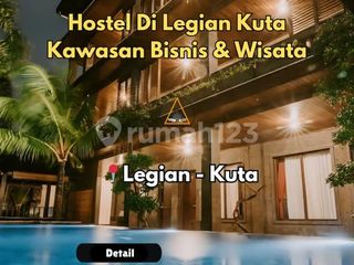 Hostel di Kawasan Wisata Dan Bisnis Legian Kuta