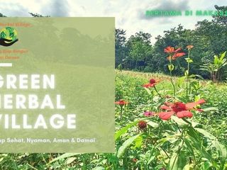 Kavling Tanah Kampung Herbal Dekat Puskemas Maros View Bukit Cantik