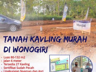 TANAH KAVLING SIAP BANGUN DI DEKAT JALAN UTAMA WONOGIRI PONOROGO