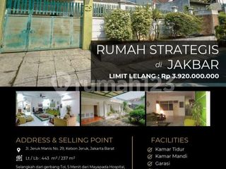 Rumah Siap Huni Letak Sangat Strategis Investasi Bagus