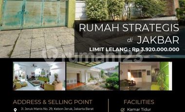 Rumah Siap Huni Letak Sangat Strategis Investasi Bagus