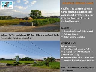 Hanya Tersisa 3 Unit Kavling Murah di Jember