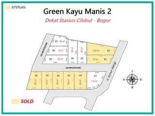 1 Jt-an/m, Lahan Datar Dekat Stasiun Cilebut, Cicil 12x