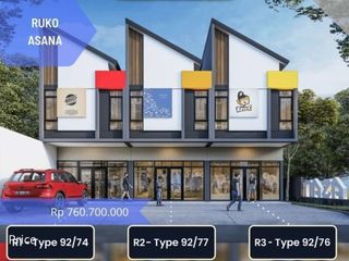 RUKO MURAH 2 LANTAI DI GODEAN SLEMAN COCOK UNTUK INVESTASI JANGKA PANJANG