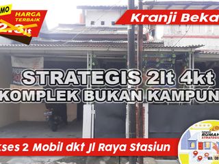 Sewa Strategis 4kt jl 2 mbl dkt jl Ry Stasiun Kranji Bekai dkt Jakarta