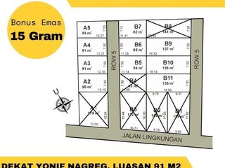 Maret Spesial Promo Free Emas 15 Gram Tanah Kapling Cicalengka