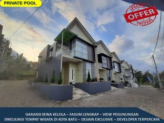 Rumah Villa Dijual Di Batu Malang Tipe 67 Dikelilingi Wisata Batu