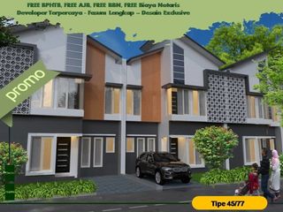 VIEW KATU BEBAS BANJIR RUMAH MURAH MALANG TIPE 45