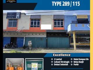 dijual ruko dekat kawasan kampus uin